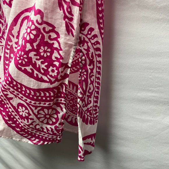 Talbots Paisley Swimsuit Cover Up Tunic Women's M - Picture 5 of 11